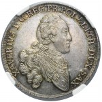 Xaver as administrator, 2/3 Thaler (gulden) Dresden 1764 EDC - NGC AU58 - RARE