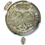 Augustus II the Strong, 1/3 Thaler Dresden 1723 IGS - NGC MS64 - VERY RARE
