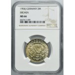 Germany, City of Bremen, 2 Mark Hamburg 1904 J - NGC MS66
