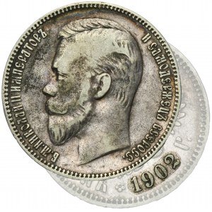 Russia, Nicholas II, Rouble Petersburg 1902 AP