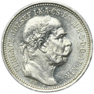Hongrie, François-Joseph Ier, 1 couronne Kremnica 1915 KB