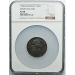 Augustus II the Strong, Thaler Dresden 1730 IGS - NGC AU58 - RARE