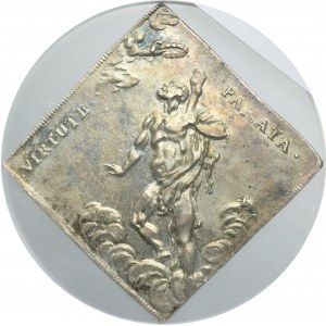 August II the Strong, Thaler Dresden 1697 - NGC AU55