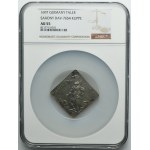 August II the Strong, Thaler Dresden 1697 - NGC AU55
