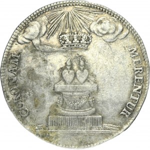 Augustus III of Poland, 2/3 Thaler (wedding gulden) Dresden 1738 - RARE