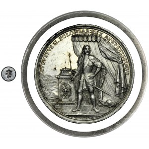 Augustus II the Strong, Medal Restoration of the Polish Throne after the Battle of Poltava 1709 - VERY RARE, ex. Potocki