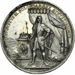 Augustus II the Strong, Medal Restoration of the Polish Throne after the Battle of Poltava 1709 - VERY RARE, ex. Potocki
