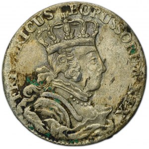 Germany, Kingdom of Prussia, Friedrich II, 6 Groschen Cleve 1756 C