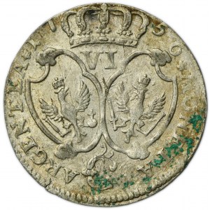 Germany, Kingdom of Prussia, Friedrich II, 6 Groschen Cleve 1756 C