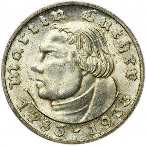 Germany, Weimar Republic, 2 Mark Berlin 1933 A