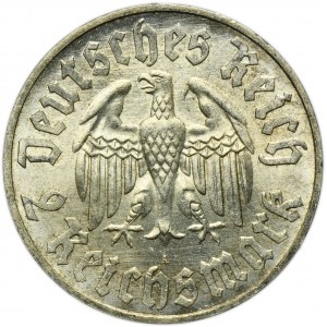 Germany, Weimar Republic, 2 Mark Berlin 1933 A