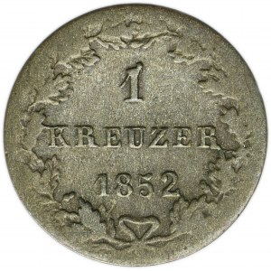 Germany, City of Frankfurt, 1 Kreuzer 1852