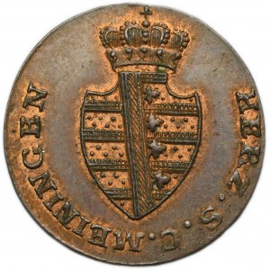 Germany, Duchy of Saxony-Meiningen, Bernhard Eric Freund, 1/4 Kreuzer Eisenach 1812