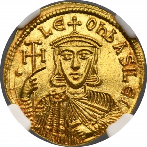 Byzantine Empire, Leo V and Constantine, Solidus - VERY RARE