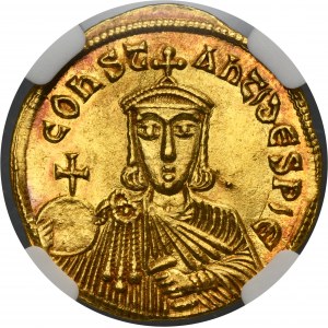 Byzantine Empire, Leo V and Constantine, Solidus - VERY RARE