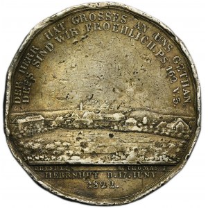Germany, Medal for the Centenary of the City of Herrnhut 1822