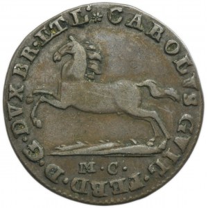 Germany, Duchy of Braunschweig-Wolfenbüttel, Karl Wilhelm Ferdinand, 1 Pfennig Zellerfeld 1799 MC