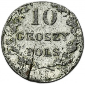 November Uprising, 10 groschen Warsaw 1831 KG