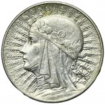 Głowa Kobiety, 5 złotych Warszawa 1932 - RZADKIE