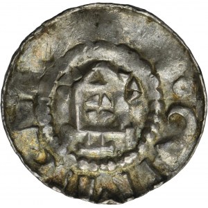 Germany, Saxony, Anonymous Saxon bishops, Cross denarius 10th/11th century
