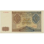 100 złotych 1941 - DESTRUKT - ODWRÓCONY ZNAK WODNY - RZADKOŚĆ