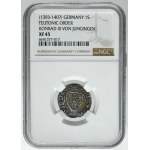 Teutonic Order, Konrad III von Jungingen, Schilling undated - NGC XF45