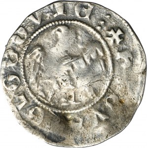 Silesia, Duchy of Glogau, Heinrich III or sons, 1/2 Groschen Namslau undated - VERY RARE