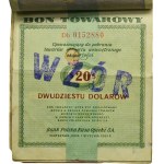 Pewex Merchandise Vouchers, livret original - 1 cent à $100 1960 (10pc) - RARE