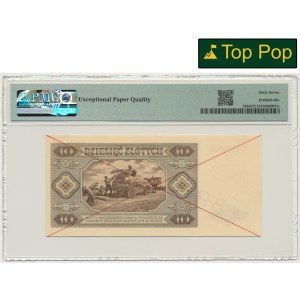 10 złotych 1948 - SPECIMEN - D 0000000 - PMG 67 EPQ