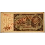 10 złotych 1948 - SPECIMEN - D 0000000 - PMG 67 EPQ