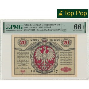20 marek 1916 - Generał - PMG 66 EPQ - OKAZOWY