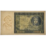 5 złotych 1930 - Ser.CK. - PMG 66 EPQ