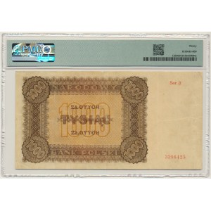 1.000 złotych 1945 - B - PMG 30