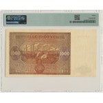 1.000 złotych 1946 - A. - PMG 30 - rzadka odmiana
