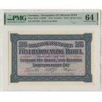 Posen, 25 Rubles 1916 - C - PMG 64 - RARE