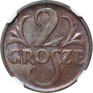 2 grosze 1925 - NGC MS66 BN