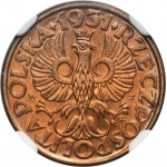 1 grosz 1931 - NGC MS67 RD