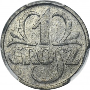 German Occupation, 1 grosz 1939 - PCGS MS65