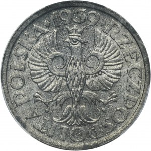 German Occupation, 1 grosz 1939 - PCGS MS65