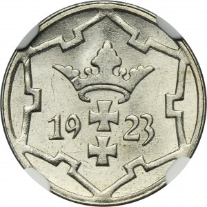 Free City of Danzig, 5 pfennige 1923 - NGC MS65