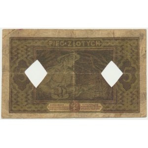 5 złotych 1926 - C - fałszerstwo z epoki