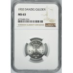 Free City of Danzig, 1 gulden 1932 - NGC MS63