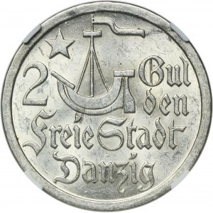Free City of Danzig, 2 gulden 1923 - NGC MS63