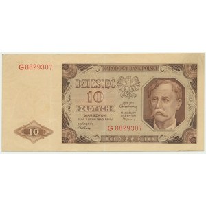 10 złotych 1948 - G - rzadsza seria