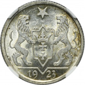 Free City of Danzig, 1 gulden 1923 Cog - NGC MS63