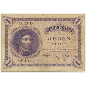 1 złoty 1919 - S.51 D -