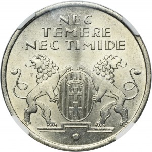 Free City of Danzig, 10 gulden 1935 Town Hall - NGC MS65