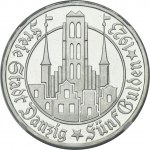 Free City of Danzig, 5 gulden 1923 - NGC PF64 CAMEO - PROOF