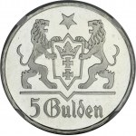 Free City of Danzig, 5 gulden 1923 - NGC PF64 CAMEO - PROOF