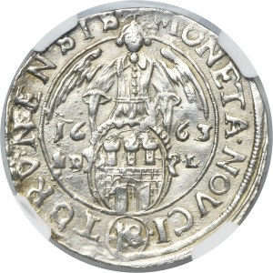 Jean II Casimir, Ort Torun 1663 HDL - NGC UNC DETAILS
